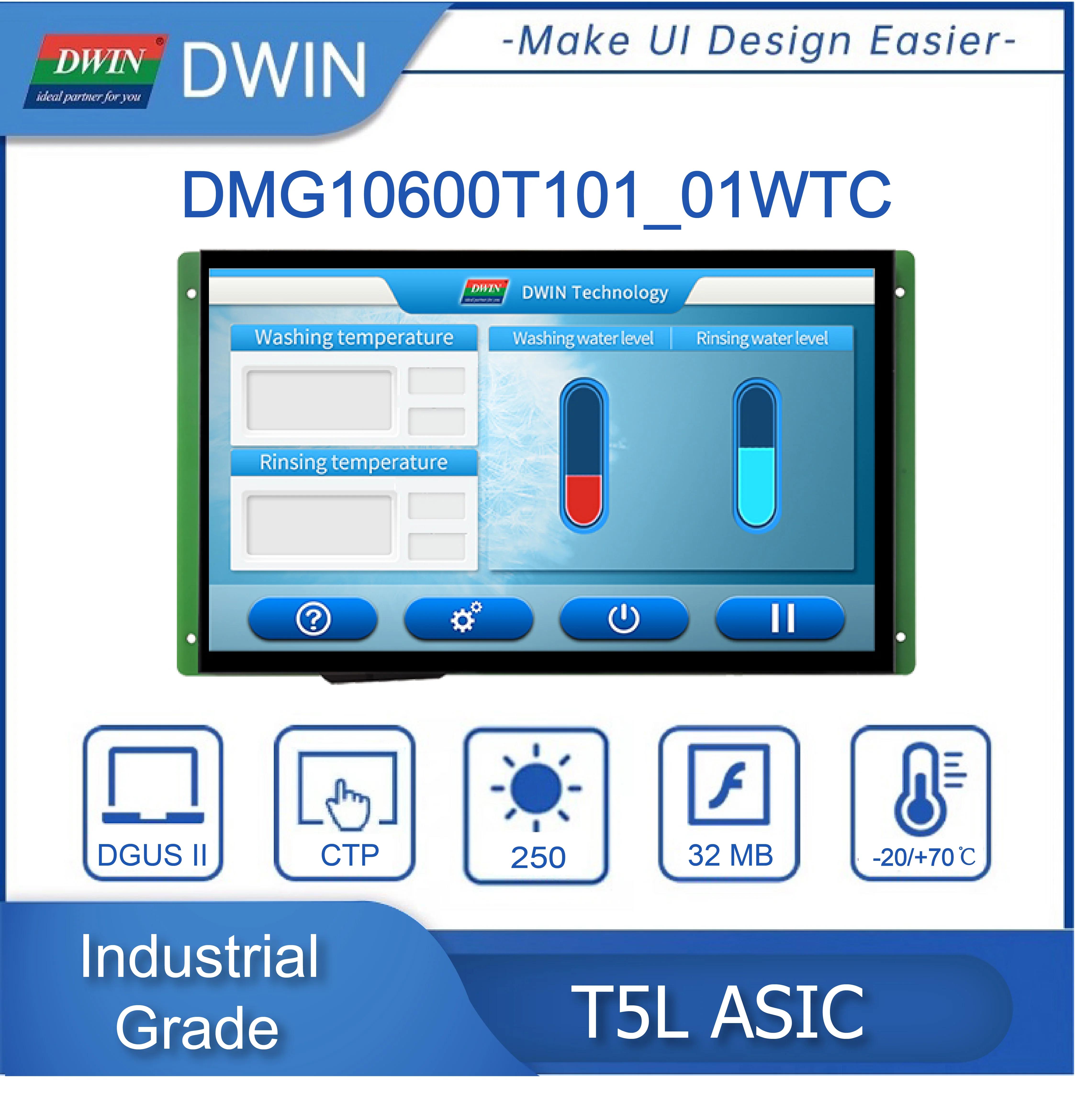 DWIN   IPS-TFT-LCD ÷, 10.1 ġ, 1024x600 ȼ ػ, 16.7M  DMG10600T101_01W